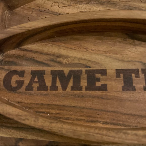 🏈 NEW/UNUSED Game Time Football Charcuterie Snack Tray - Picture 7 of 11